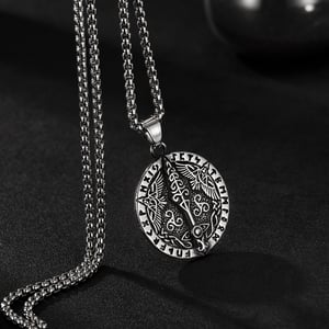 Vintage Sword Stainless Steel Men's Necklaces h5 Picture4