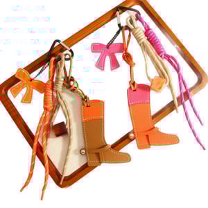 Western Cowboy Style Pony Colorblocking Boots Accessories Women's Bag Charms h5 Picture6