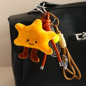 1 Piece Simple Series Cute Star Fabric Women's Bag Charms h5 Picture3