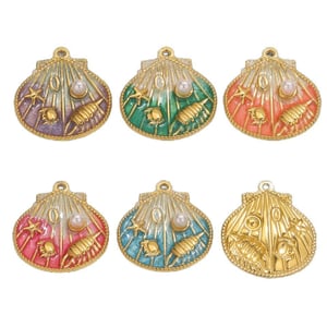 Vacation Conch Stainless Steel Women's Pendants h5 Picture6