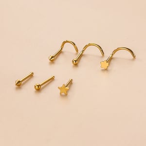 1 Piece Exquisite Star Shape Women's Nose Stud h5 Picture6