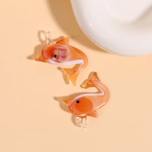 Oceanic Dolphin Glass DIY Women's Pendants h5
