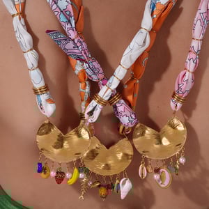 Bohemian Plant Scarves Women's Pendant Necklaces h5 Picture3