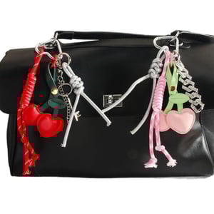 1 Piece Affordable Luxury Series Sweet Cherry PU Women's Bag Charms h5 Picture6
