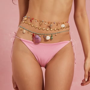 Chaîne de taille pour femme en acier inoxydable, motif coquillage océan, 1 pièce h5 Image6