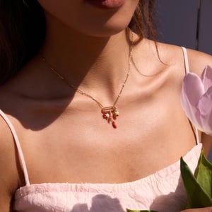 Mini Butterfly Stainless Steel Gold Color Pendant Necklaces h5 Picture5