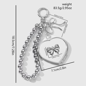 Heart Mirror Bag Charms h5 Picture5