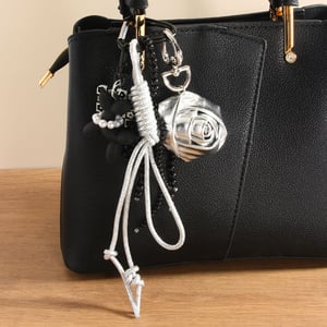 1 Piece Luxurious Series Daily Flower PU Women's Bag Charms h5 Picture3