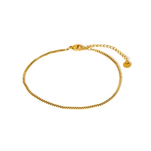 1 Stück Simple Hundred Matching Gold Edelstahl Damenarmband h5 Bild5