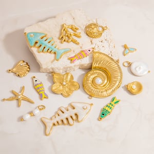 Oceanic Series Gold Color DIY Pendants h5 Picture4
