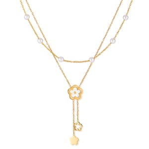 1 Piece Simple Series Retro Tassel Stainless Steel Women's Chain Necklaces h5 Picture6