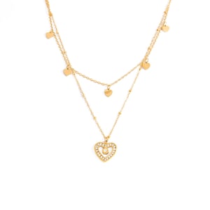 Vacation Shell Stainless Steel Gold Color Women's Pendant Necklaces h5 Picture7