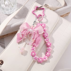 Sweet Beaded Bow Knot Bag Charms h5 Picture4
