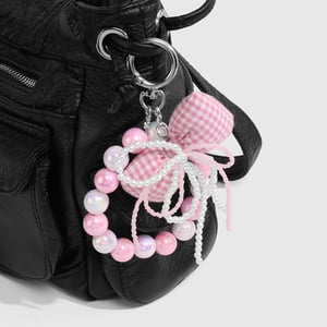 Sweet Beaded Bow Knot Bag Charms h5 Picture9