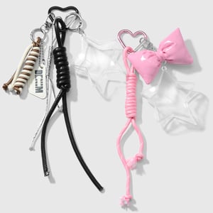 1 Piece Fashion Leather Bow Star Organizer DIY Bag Charms h5 Picture3