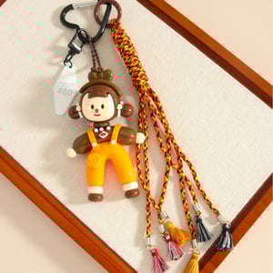 1 Stück Simple Series Niedliche Figur PVC Damen Taschenanhänger h5 Bild3