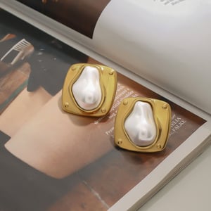 Elegante Ohrstecker aus Edelstahl in  h5 Bild3