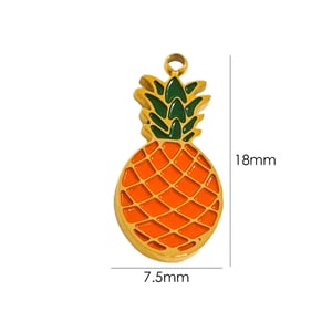 1 Pair Simple Series Classic Plant Stainless Steel Women's Pendants h5