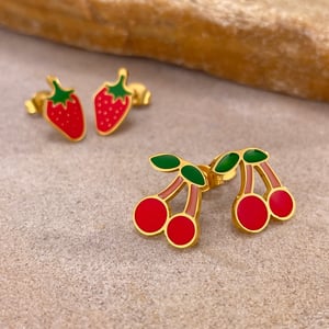 1 Paar Simple Series Daily Plant Edelstahl Goldfarben Damen Ohrstecker h5 Bild4