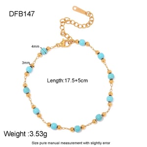 Simple Series Daily Heart Stainless Steel   Gold Color Bracelets h5