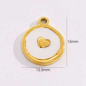 1 Pair Simple Series Daily Sun/Moon Stainless Steel Women's Pendants h5