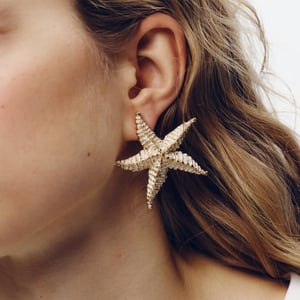 Starfish Alloy Stud Earrings h5 Picture3