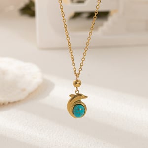 Romantic Starfish Ocean - themed Stainless Steel Women's Necklaces h5 Picture8