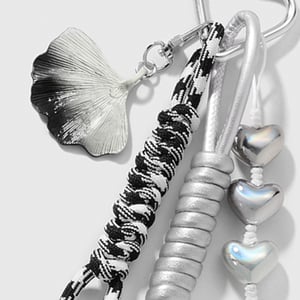 Simple Heart Alloy Bag Charms h5 Picture5