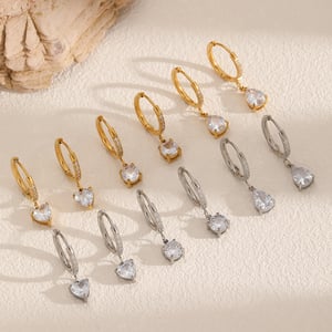  style edelstahl gold farbe tropfen ohrringe h5 Bild2
