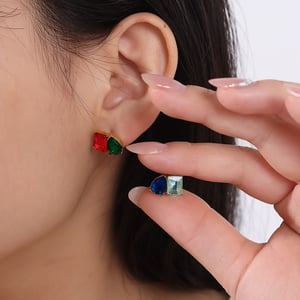 Ohrstecker aus Edelstahl in Goldfarbe h5 Bild5