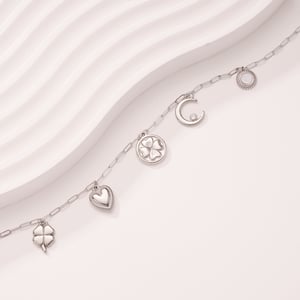 1 Piece Daily Clover Stainless Steel Gold Color Women's Pendant Necklaces h5 Picture4