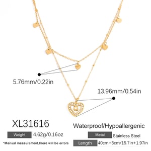 Vacation Shell Stainless Steel Gold Color Women's Pendant Necklaces h5