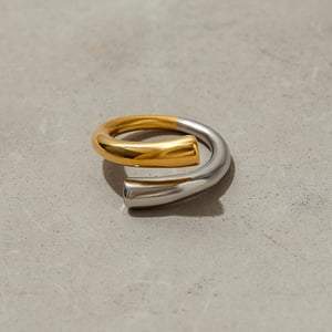Minimalistischer Ring aus Edelstahl in verschiedenen Farben h5 Bild3