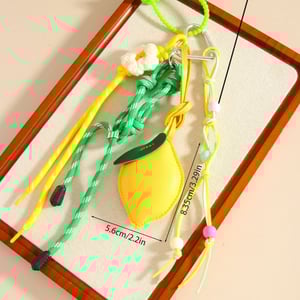 Vivid Lemon  Yellow Series Women's Bag Charms h5 Picture7