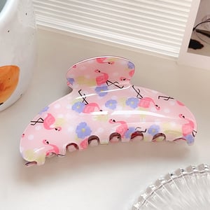 1 Pair Simple Series Casual Animal PVC Women's Hair Claws h5 