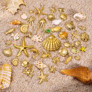 18K Gold Plated Stainless Steel Pendants Turtle Vacation Daily Romantic Series Women's jewelry h5 Picture3