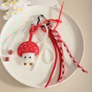 Cute Stylish Mushroom Shaped Accessories  Women's Bag Charms h5 Picture4