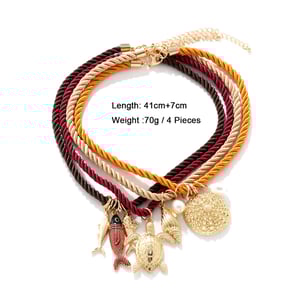 Oceanic Alloy Pendant Necklaces h5