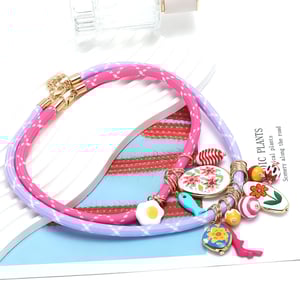 Retro Flower CCB Pendant Necklaces h5 Picture3