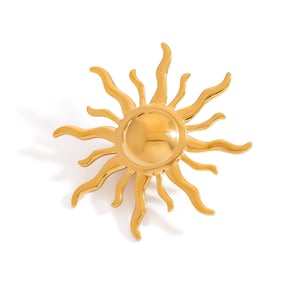 Oceanic Stainless Steel  Gold Color  Brooches h5 