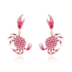 Vacation Alloy Crab Drop Earrings h5 Picture2