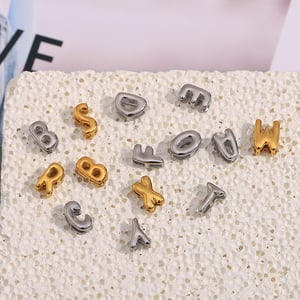 Simple Series DIY Fashion Letter Stainless Steel Women's Pendant h5 Picture3