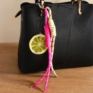 Simple Creative Lemon - slice Knotted Bag Pendant h5 Picture6