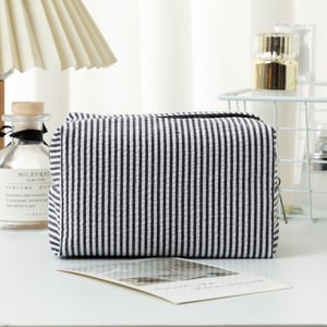 1 Stück Simple Series Daily Striped Damen-Make-up-Taschen h5