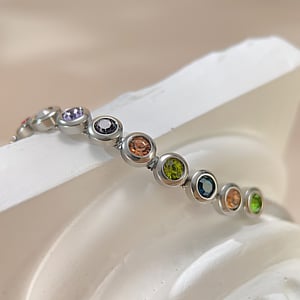 1 Stück Simple Series Tägliche geometrische Edelstahl Goldfarbene Damen-Kettenarmbänder h5 Bild7