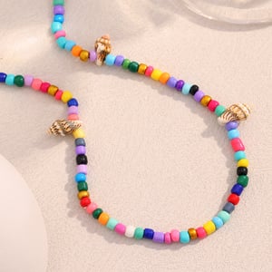 Jelly Colored Beach Vacation Series Acrylic Women's Necklaces h5 Picture4