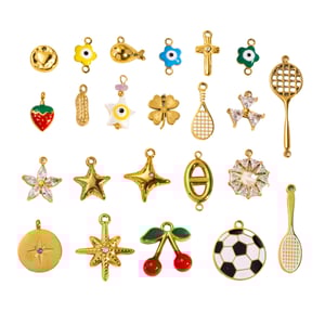 1 Pair Simple Series Cute Plant Stainless Steel Women's Pendants h5 Picture5