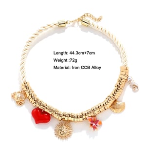 Vacation Alloy Pendant Necklaces h5