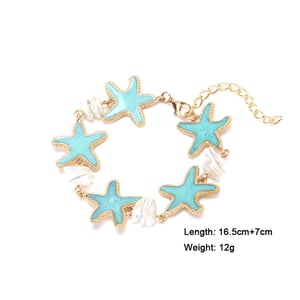 Iron Starfish Charm Bracelets h5