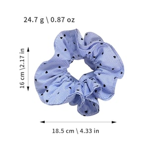 1 Piece Simple Series Elegant Strip Fabric Women's Scrunchies h5 Picture2
